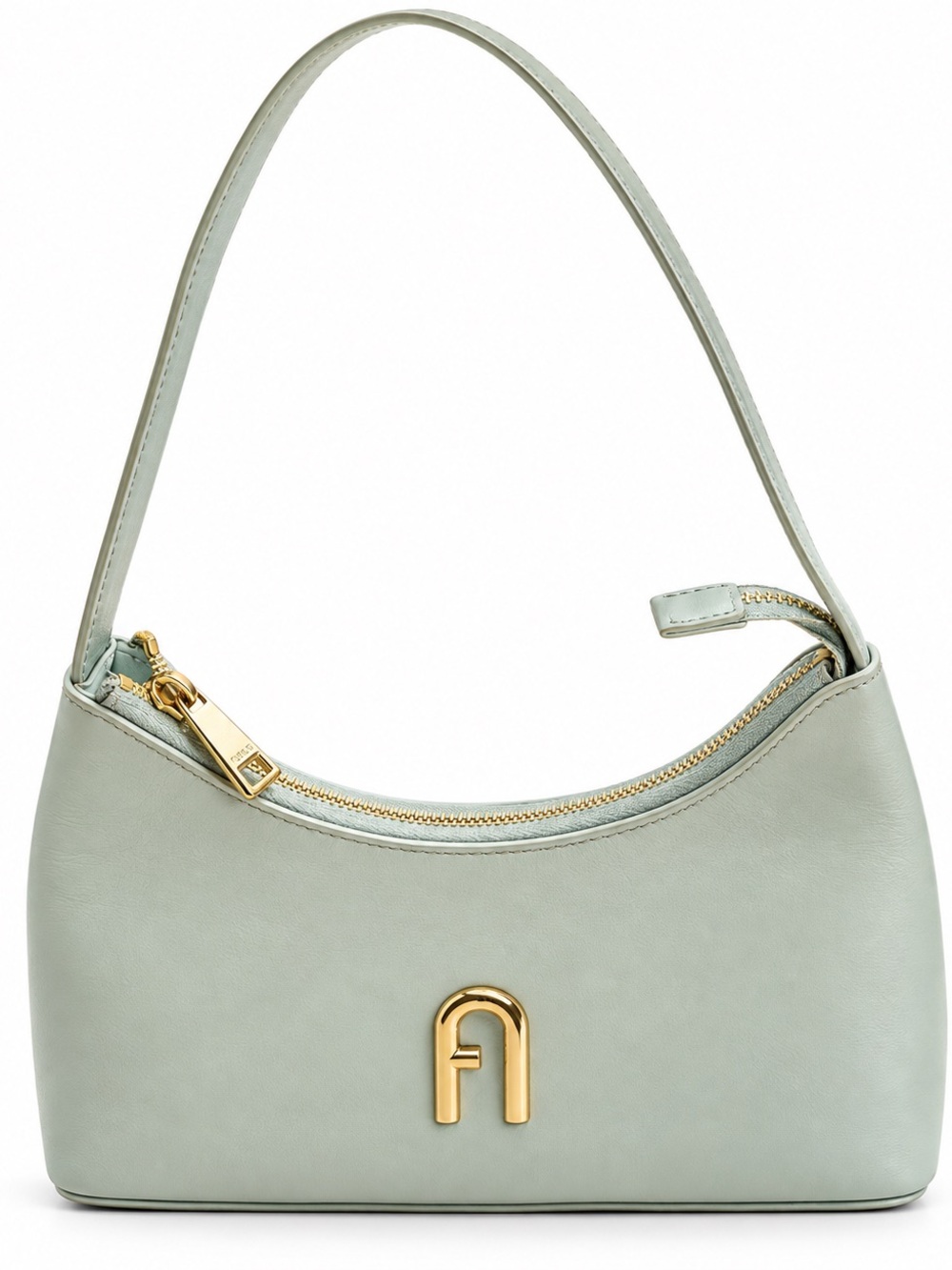 Furla Pale Mint Shoulder Bag with Gold Hardware